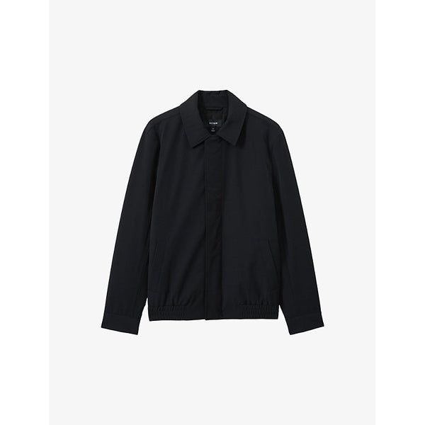  Reiss Cologne regular-fit zip-up stretch-woven Harrington jacket