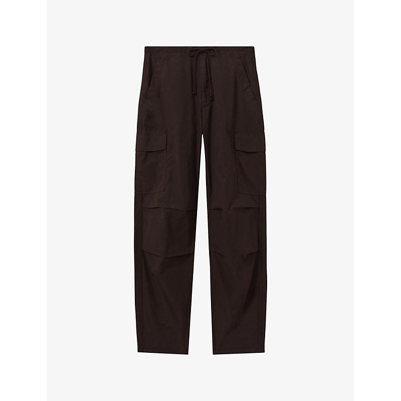  Reiss Alessio tapered-leg mid-rise cotton combat trousers