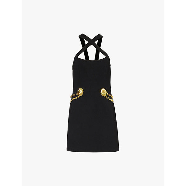 Rebecca Vallance Chelsea chain-embellished woven mini dress | REBECCA VALLANCE