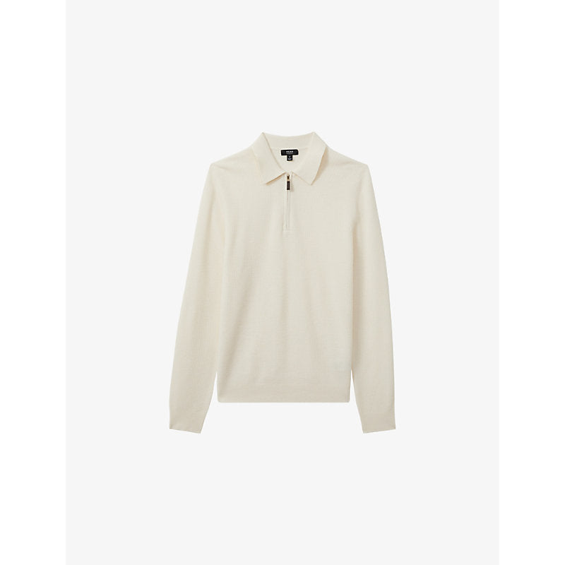  Reiss Regis half-zip wool jumper