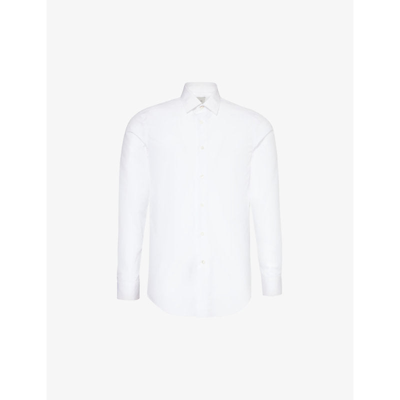  Paul Smith Darted slim-fit cotton shirt