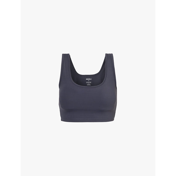 Adanola Ultimate square-neck stretch-woven sports bra