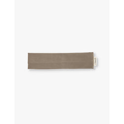  Adanola Logo-tab double-layer stretch-cotton headband