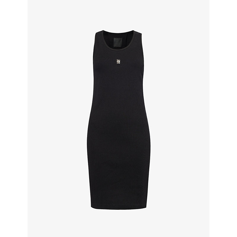 Givenchy 4G logo-plaque stretch-cotton jersey mini dress | GIVENCHY