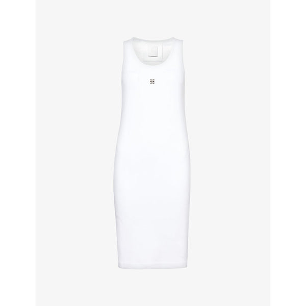 Givenchy 4G logo-plaque stretch-cotton jersey mini dress