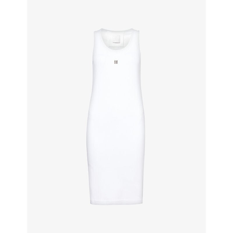 Givenchy 4G logo-plaque stretch-cotton jersey mini dress | GIVENCHY