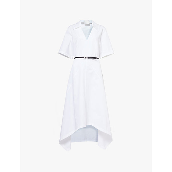 Givenchy Voyou belted cotton-poplin midi dress