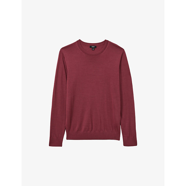 Reiss Wessex crew-neck regular-fit merino-wool jumper