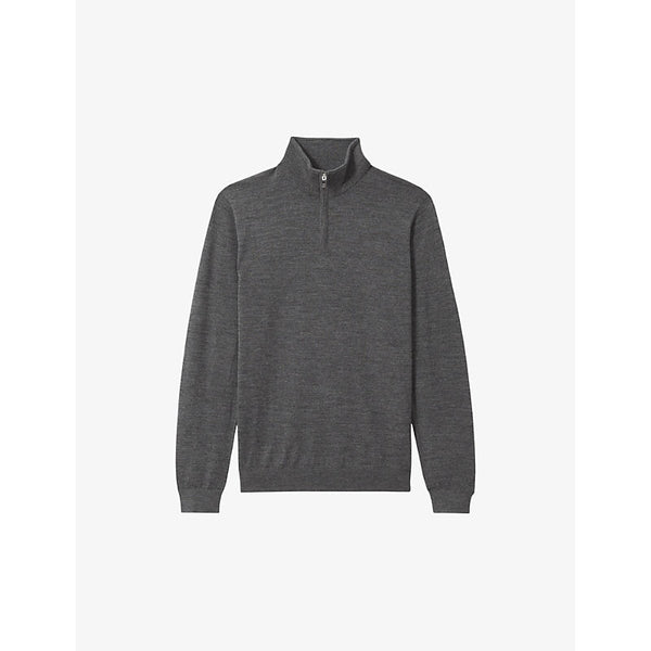 Reiss Blackhall funnel-neck wool jumper