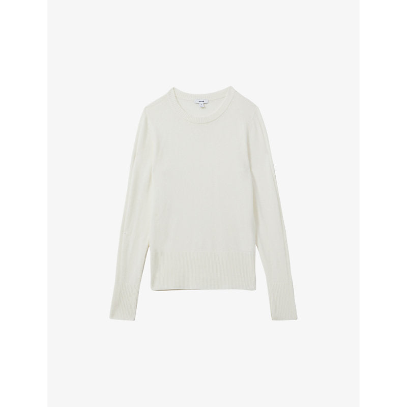  Reiss Annie round-neck wool-blend jumper