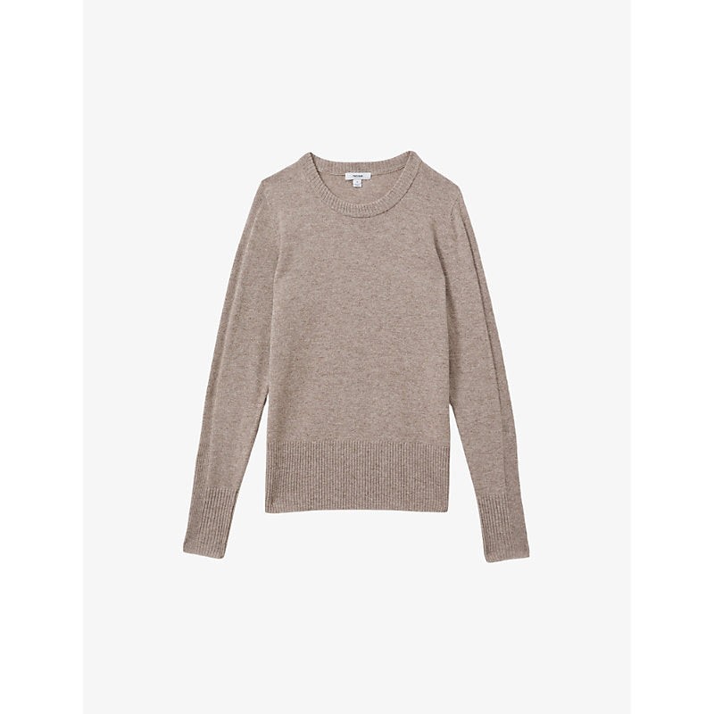  Reiss Annie round-neck wool-blend jumper