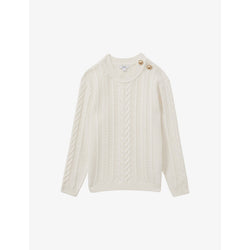  Reiss Libby cable-knitted wool and cashmere jumper