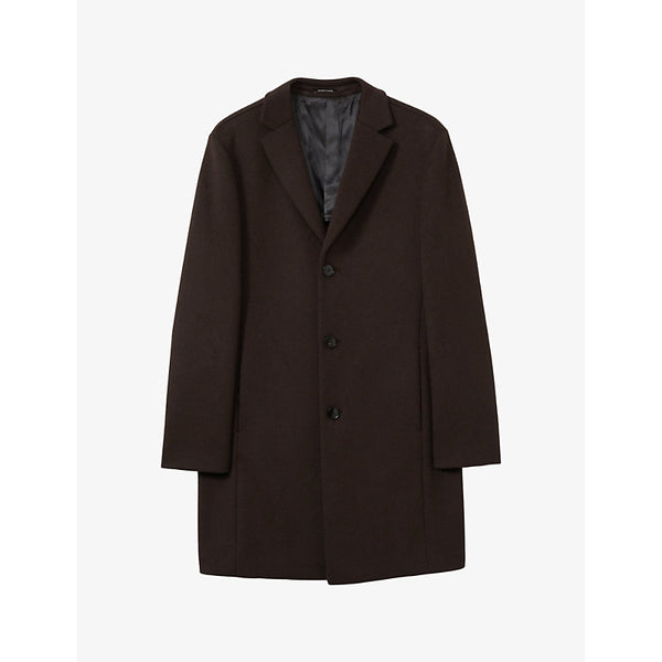  Reiss Gable regular-fit single-breasted wool-blend coat