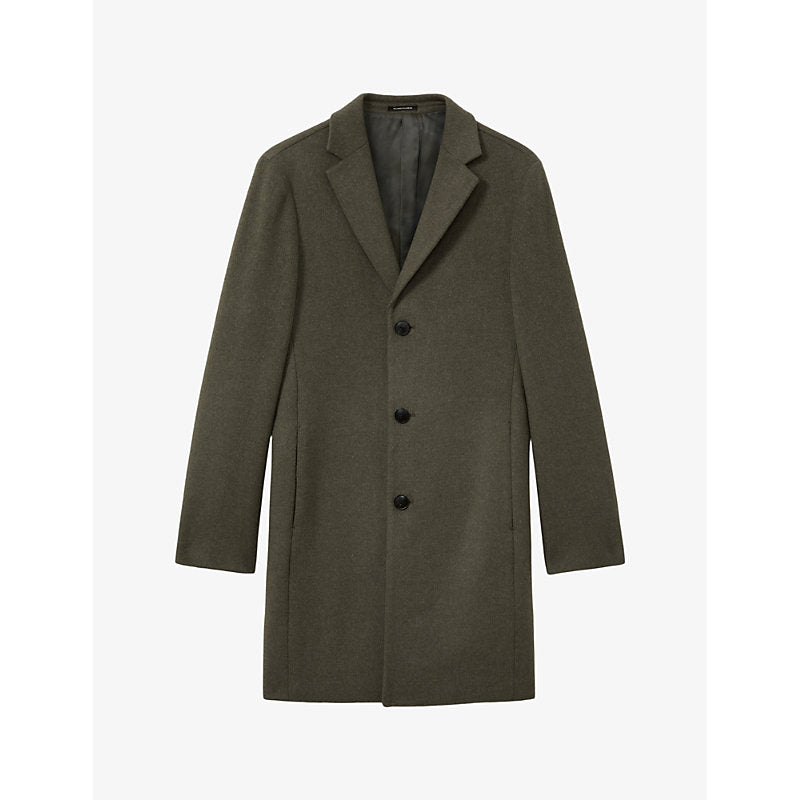  Reiss Gable regular-fit single-breasted wool-blend coat