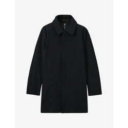  Reiss Logan funnel-neck regular-fit stretch-nylon coat