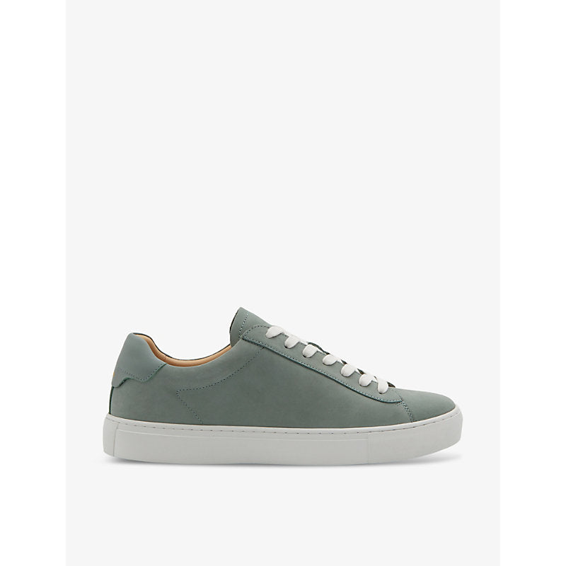 Reiss Finley leather low-top trainers