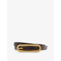  Reiss Chaya elongated-buckle leather belt