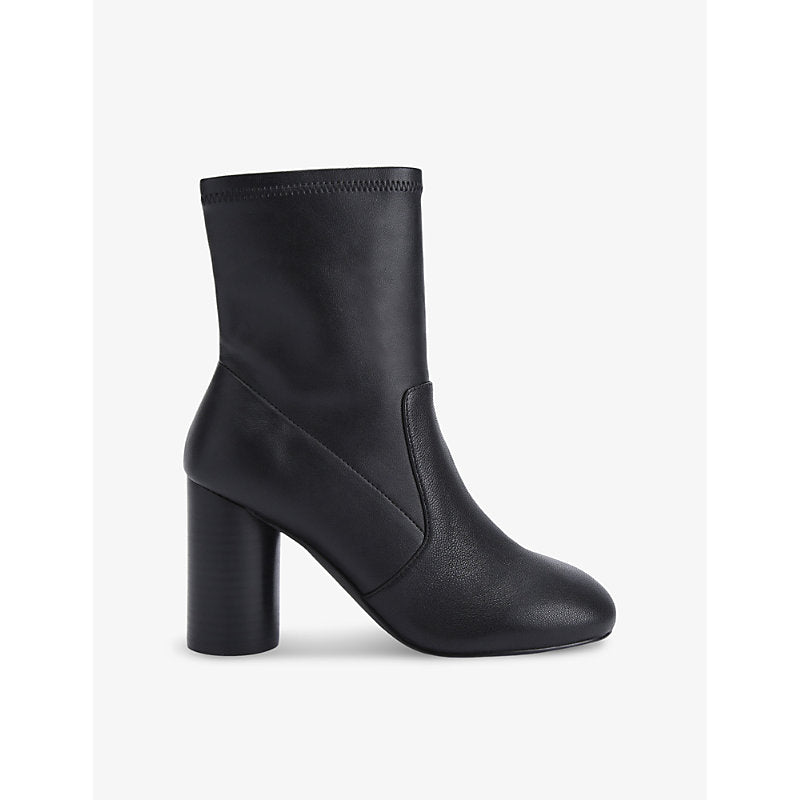 Kurt Geiger London Langley eagle-embellished heeled leather ankle boots