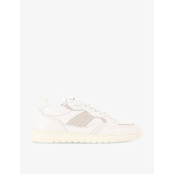 Kurt Geiger London Benn contrast-panel leather low-top trainers