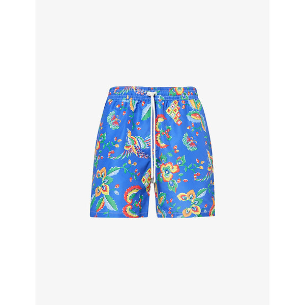  Polo Ralph Lauren Traveller logo-embroidered recycled-polyester swim shorts