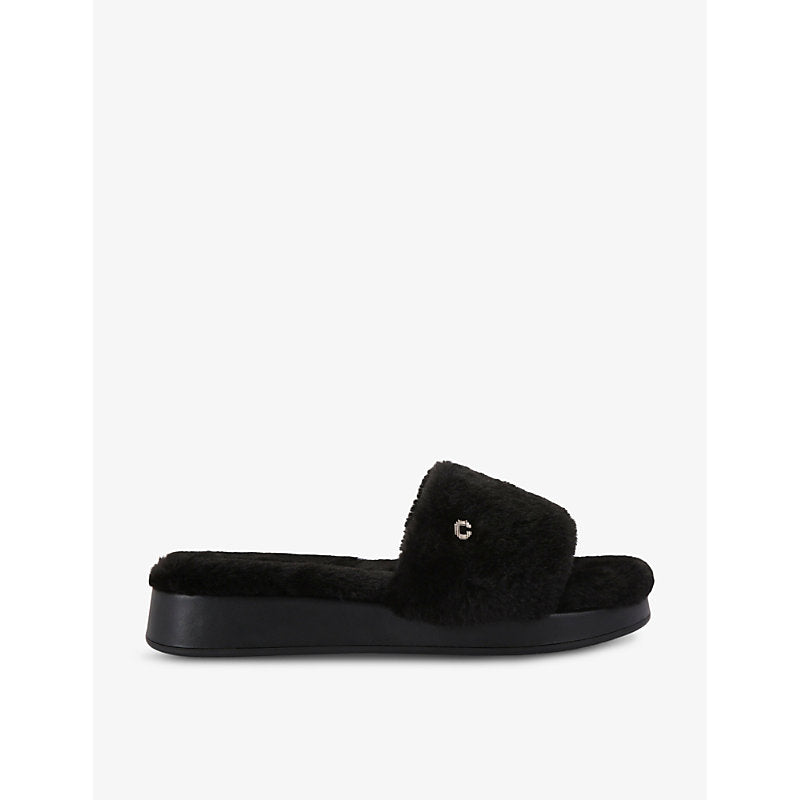 Carvela Cloud cosy faux-fur slippers