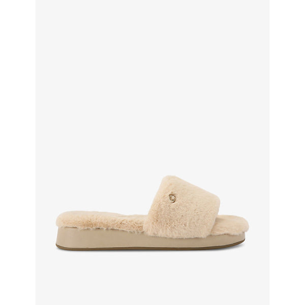 Carvela Cloud cosy faux-fur slippers