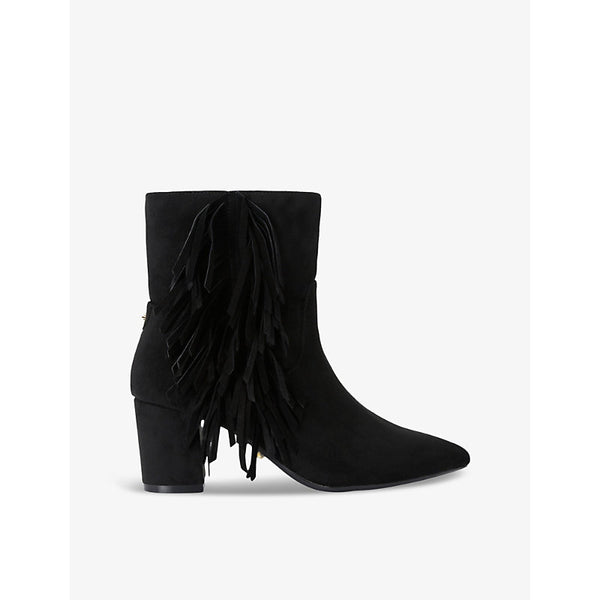 Carvela Admire tassel-embellished heeled suede ankle boots | Carvela