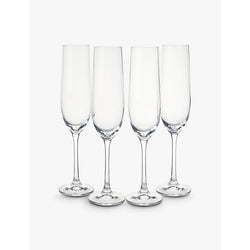 The White Company Pimlico crystal-glass Champagne flutes set of four