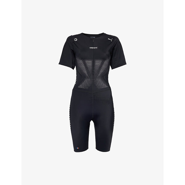  PUMA x Coperni fitted stretch-jersey playsuit