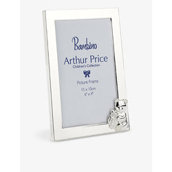 Arthur Price Teddy bear silver-plated frame 6' x 4' aperture size | LYBSTORE