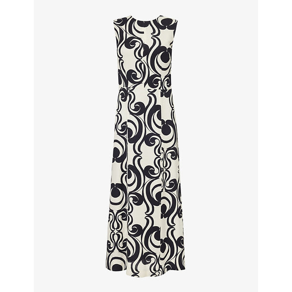 Dries Van Noten Dimia swirl-print woven maxi dress