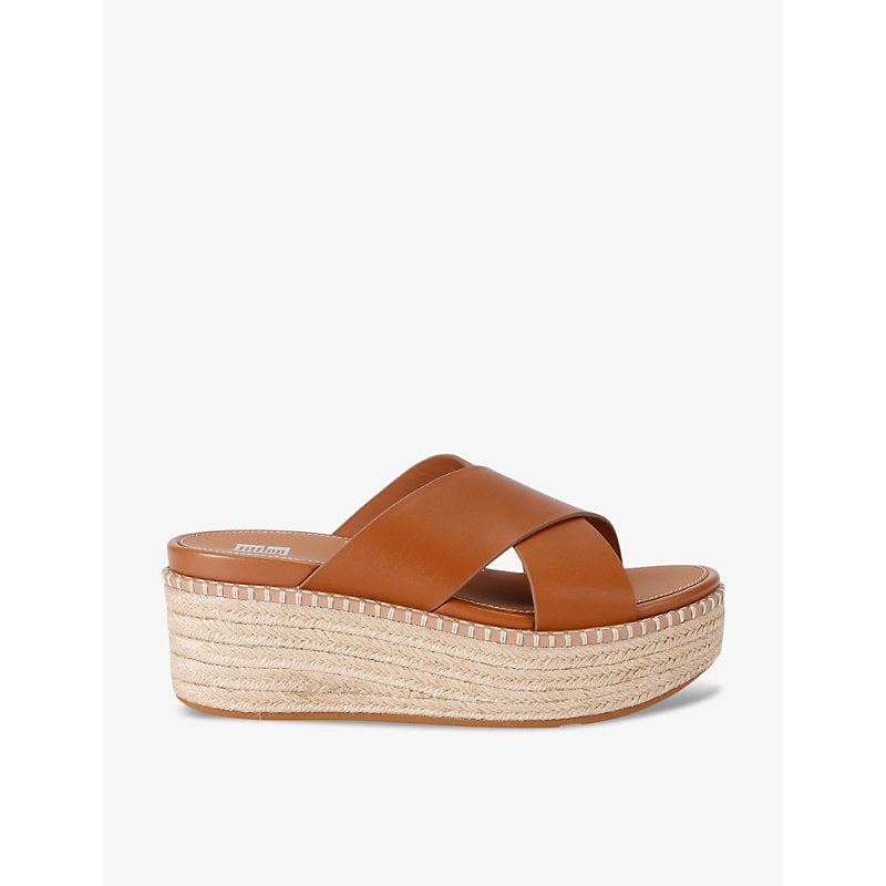 Fitflop Eloise cross-strap leather sandals