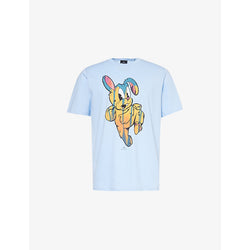  Ps By Paul Smith Painted Bunny graphic-print organic-cotton T-shirt