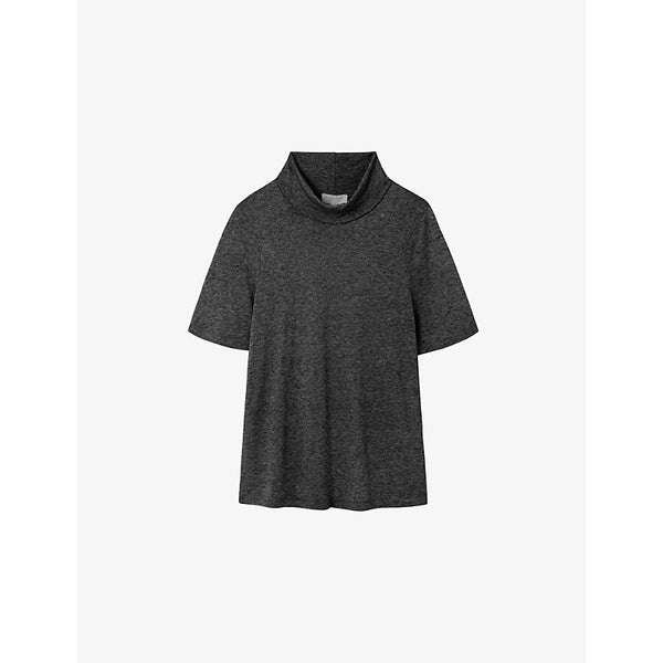 The White Company Roll Neck knitted T-shirt