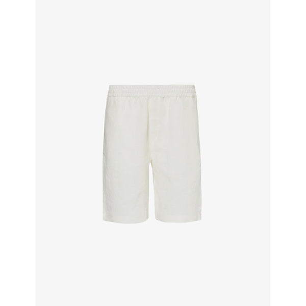  Sunspel Drawstring-waist regular-fit linen shorts