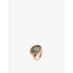 Bvlgari Monete 18ct rose-gold and antique-coin ring