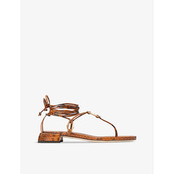 Jimmy Choo Onyxia leather sandals