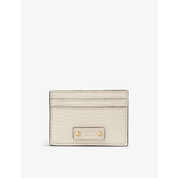 Jimmy Choo Umika croc-embossed leather cardholder | LYBSTORE