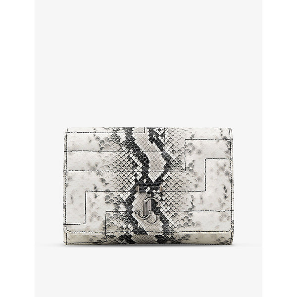  Jimmy Choo Avenue leather clutch bag