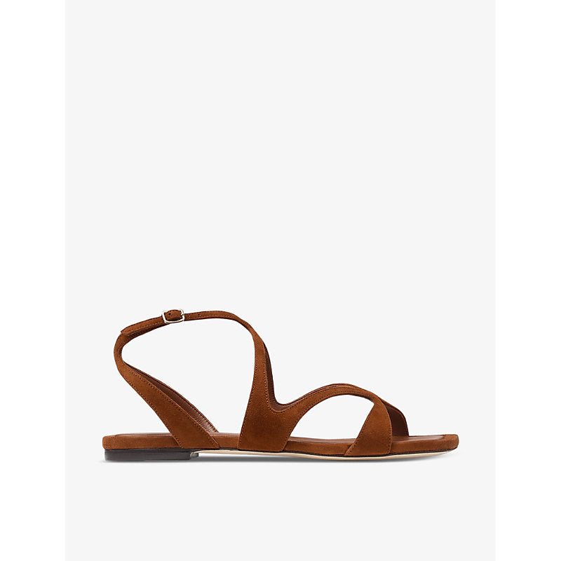 Jimmy Choo Ayla suede flat sandals