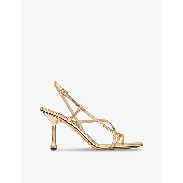 Jimmy Choo Etana 80 leather heeled sandals | JIMMY CHOO