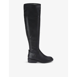 Kg Kurt Geiger Tisha flat faux-leather knee-high boots