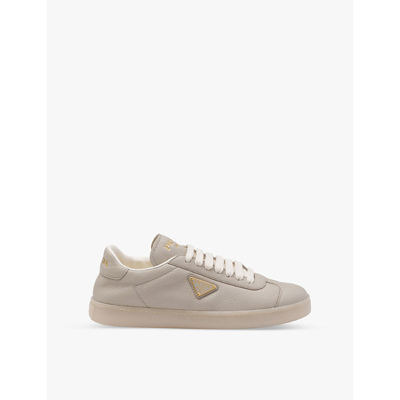 Prada Brand-patch leather low-top trainers