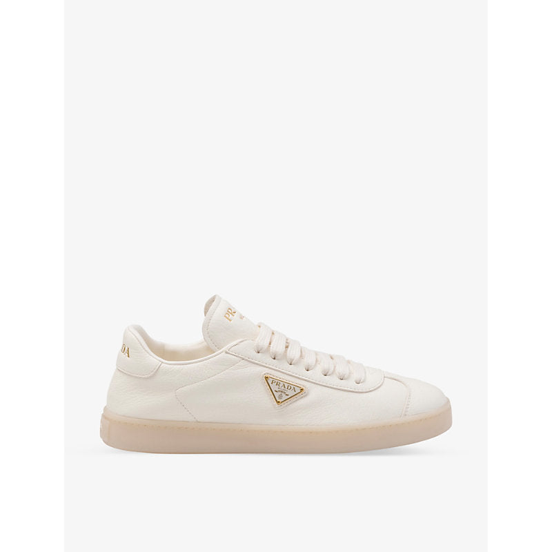 Prada Brand-patch leather low-top trainers