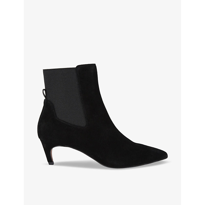 Kg Kurt Geiger Trace kitten-heel faux-suede ankle boots