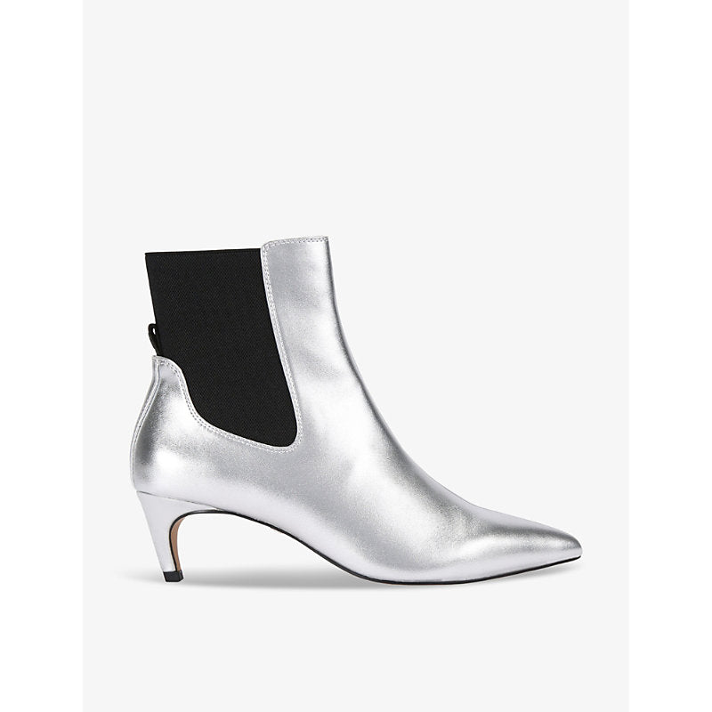 Kg Kurt Geiger Trace kitten-heel faux-leather ankle boots | Kg Kurt Geiger