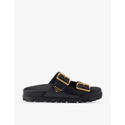 Prada Brand-tab leather sandals