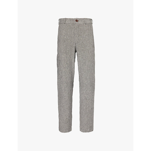  Marane Gaucho linen and silk-blend trousers