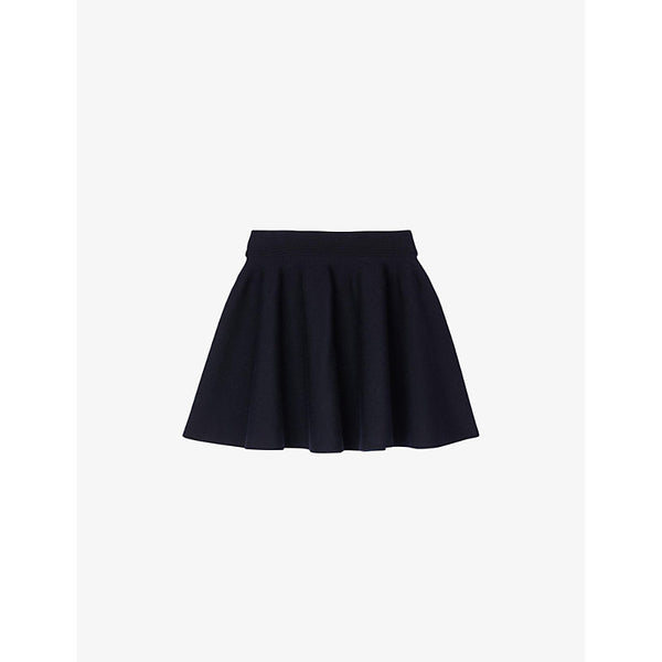 Sandro Skater knitted mini skirt