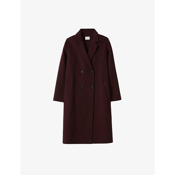 Claudie Pierlot Galant double-breasted wool-blend coat